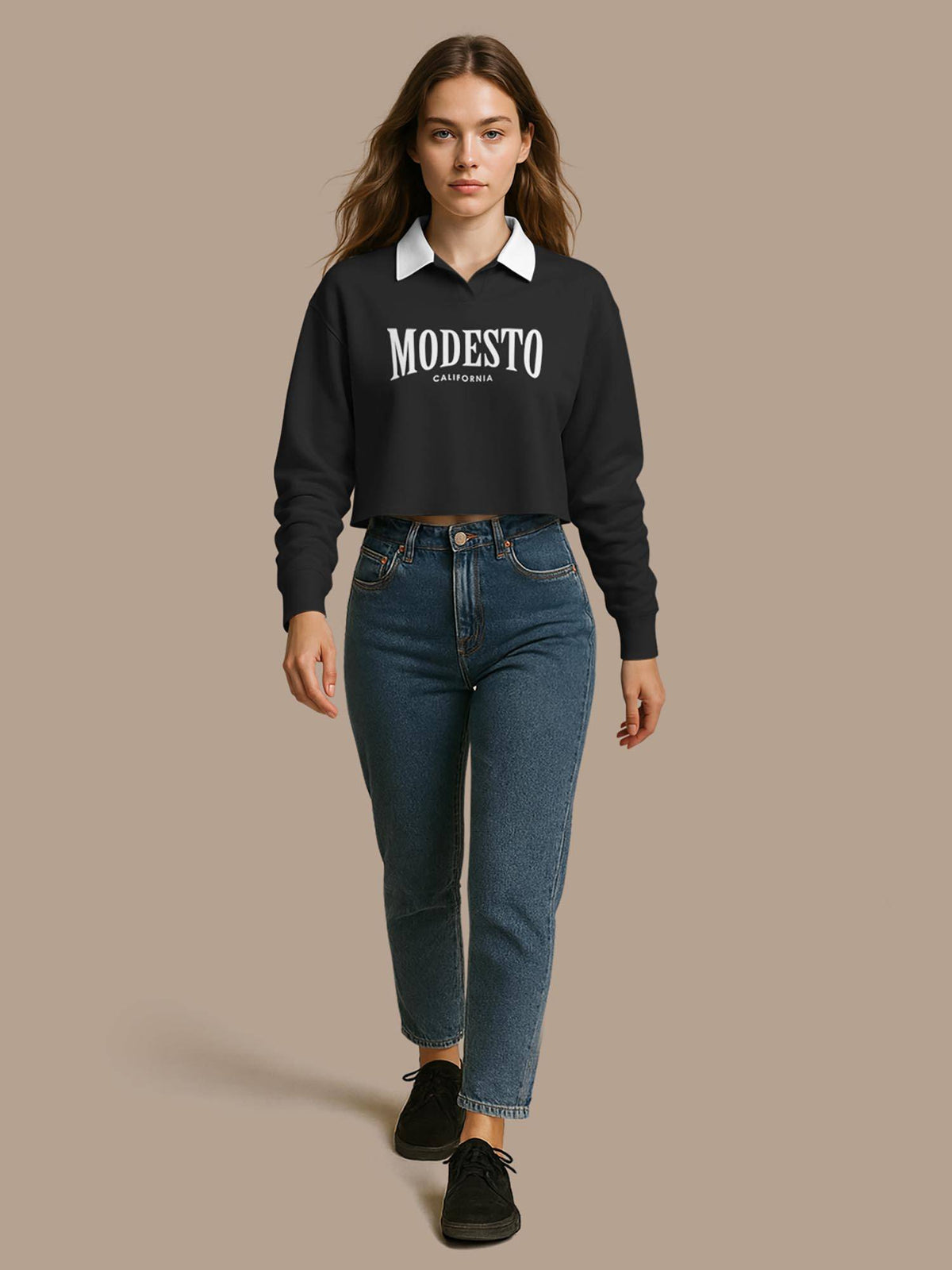 Black Typography Regular Polo T-Shirt | PW43 - view 5