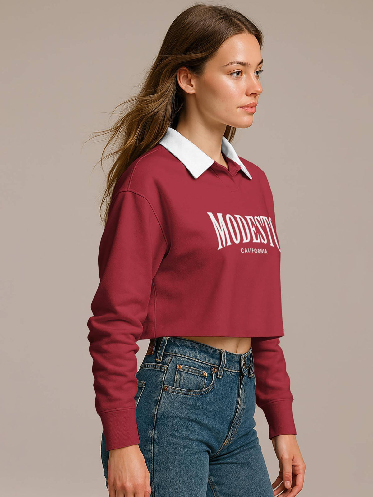 Maroon Typography Regular Polo T-Shirt | PW43 - view 4