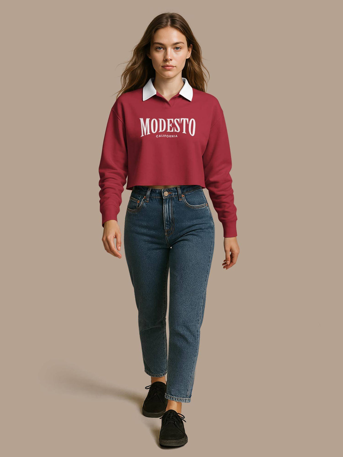 Maroon Typography Regular Polo T-Shirt | PW43 - view 5