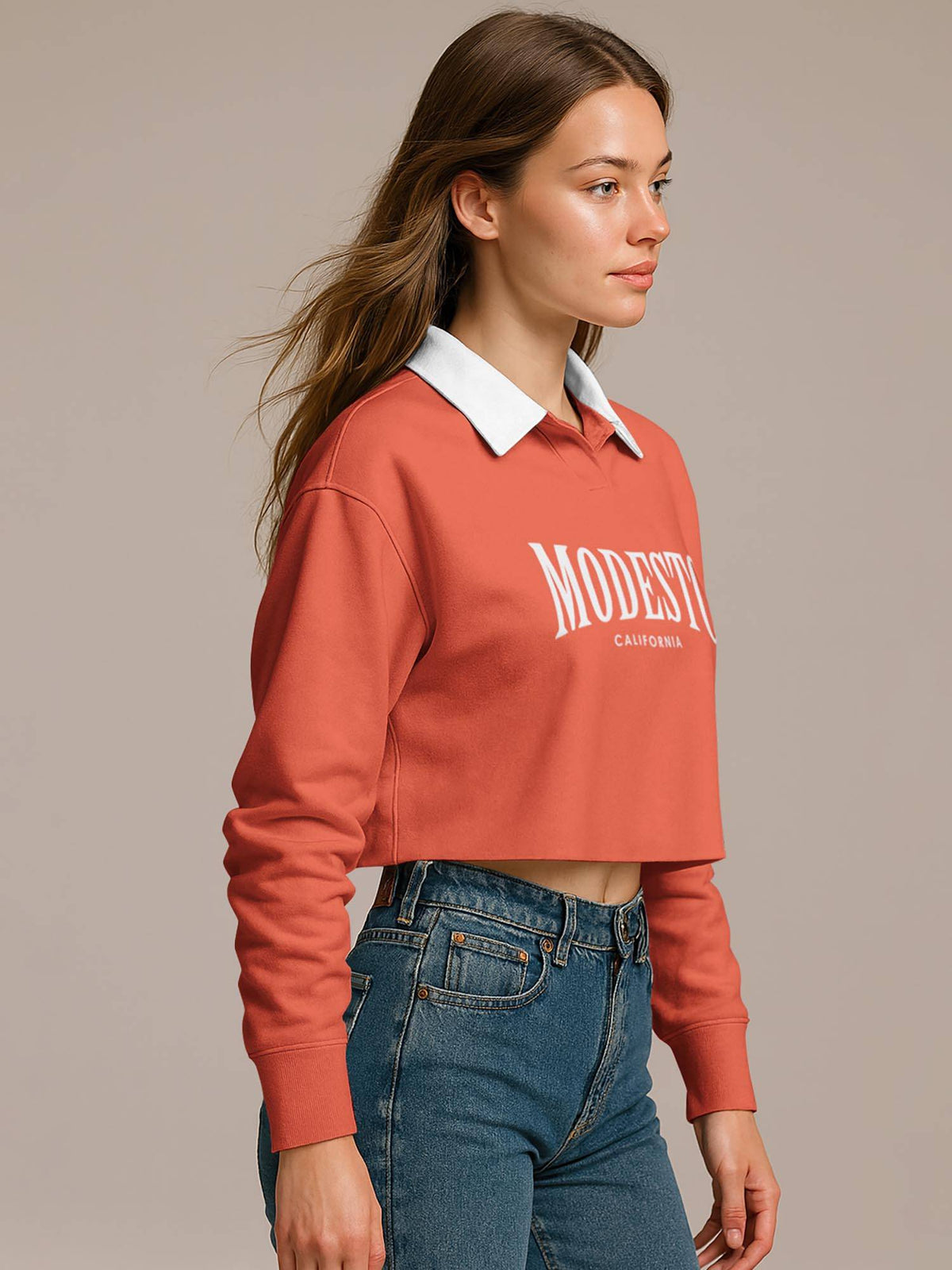 Orange Typography Regular Polo T-Shirt | PW43 - view 4