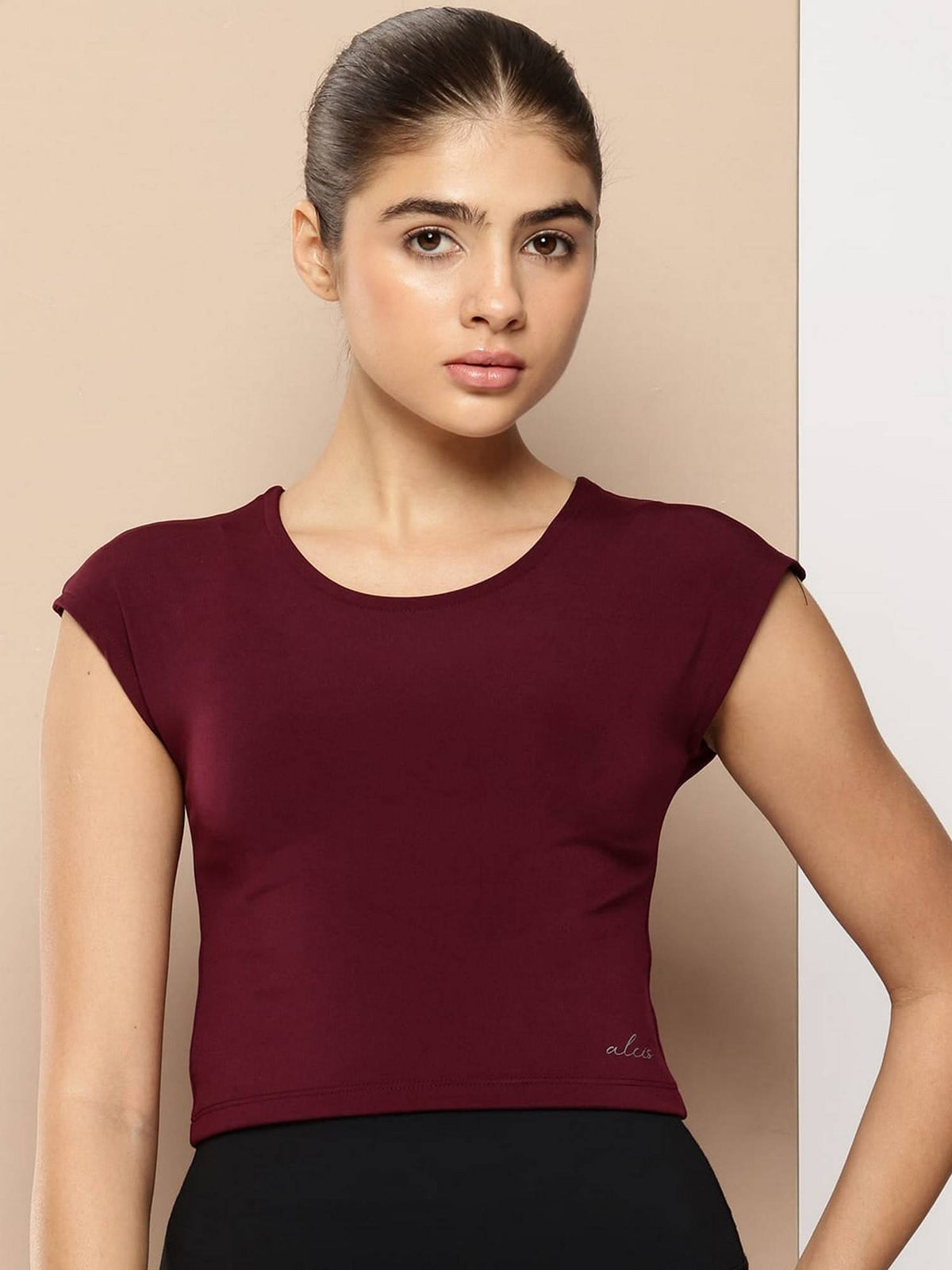 Women Blue Flex Mode Crop T-Shirt | TT89 - view 7