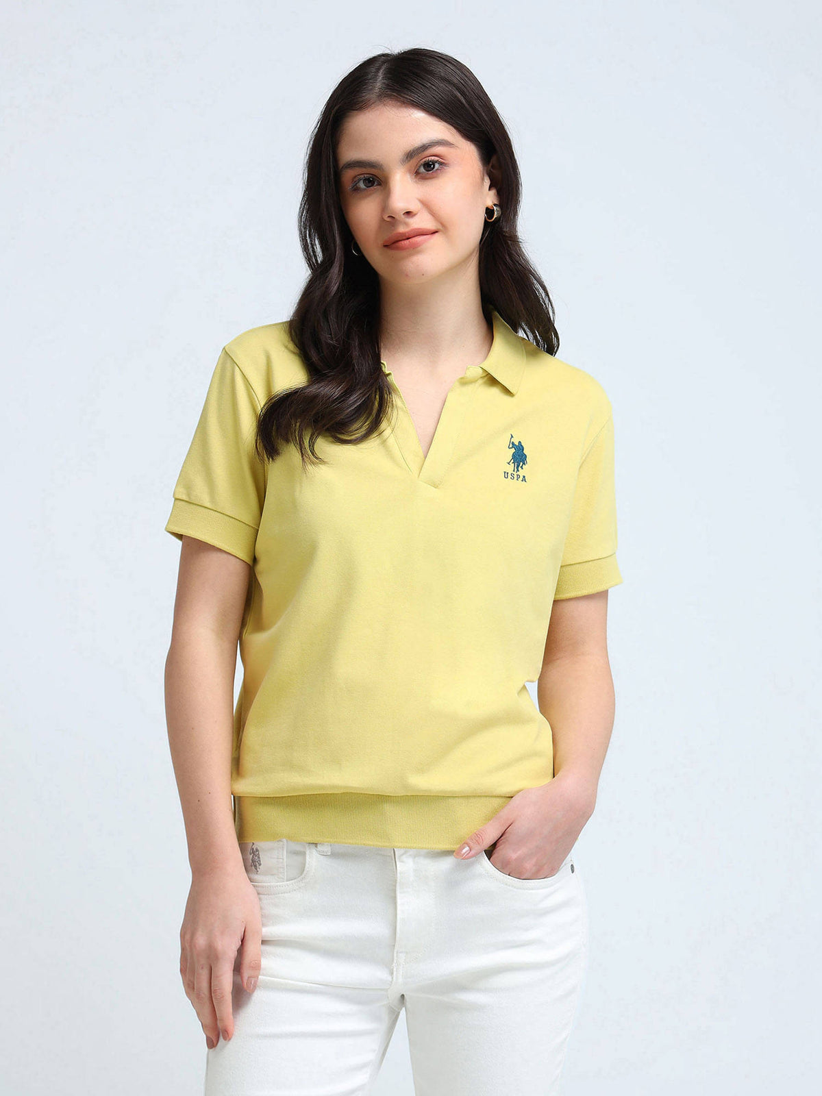 Rust Solid Relaxed Fit Polo T-Shirt | U89 - view 17