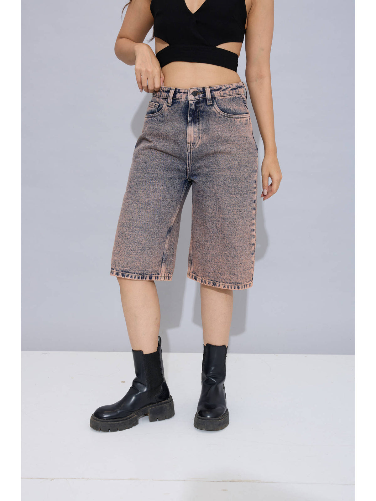 Fade Game Rust Solid Shorts | RF89 - view 1