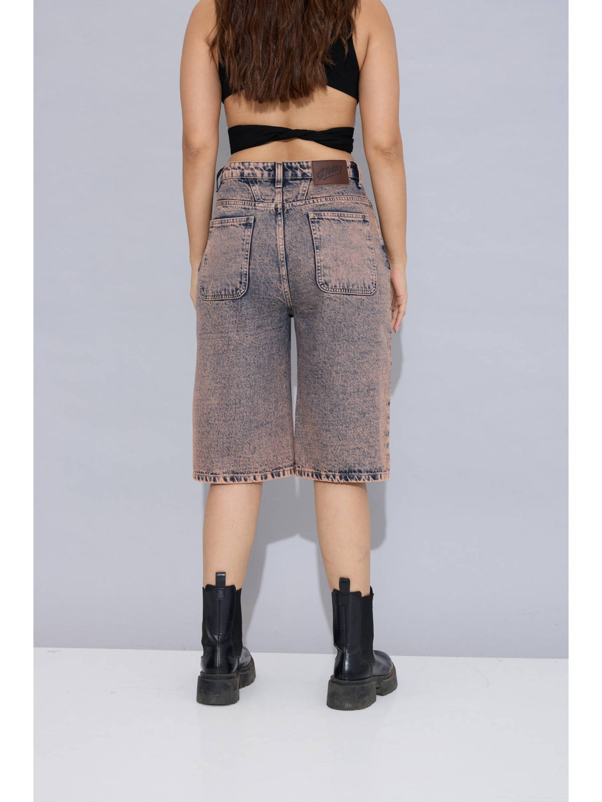 Fade Game Rust Solid Shorts | RF89 - view 2