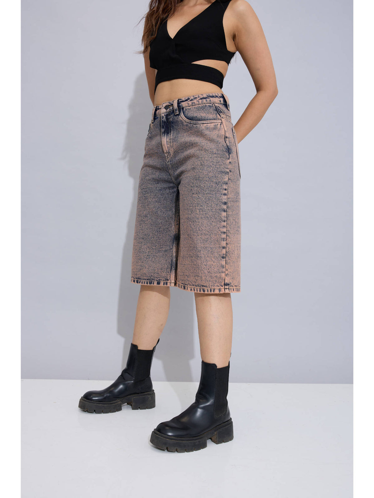Fade Game Rust Solid Shorts | RF89 - view 3