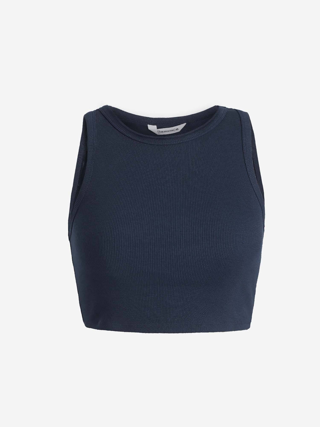 Solid Classic Navy Blue Women Tank Top | TT98 - view 5
