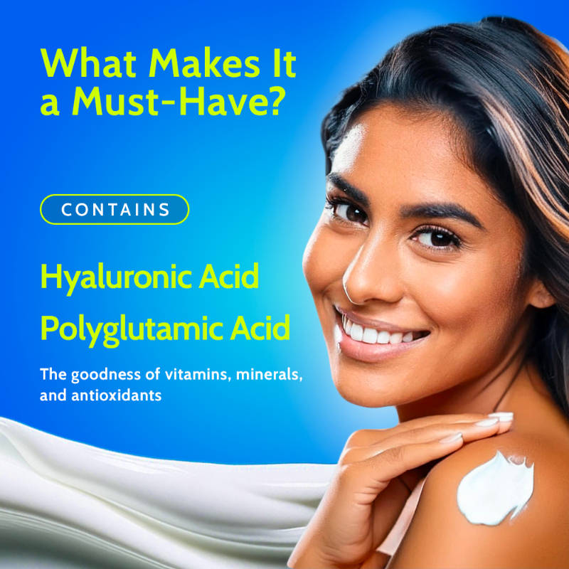 Hydrating Body Lotion with Rice Water & Hyaluronic Acid, Moisturizer for Dry Skin | B20 - view 4