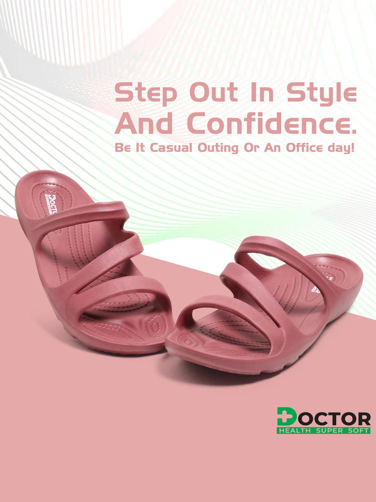 Women Pink Orthopedic Sandals | SD89 - view 4
