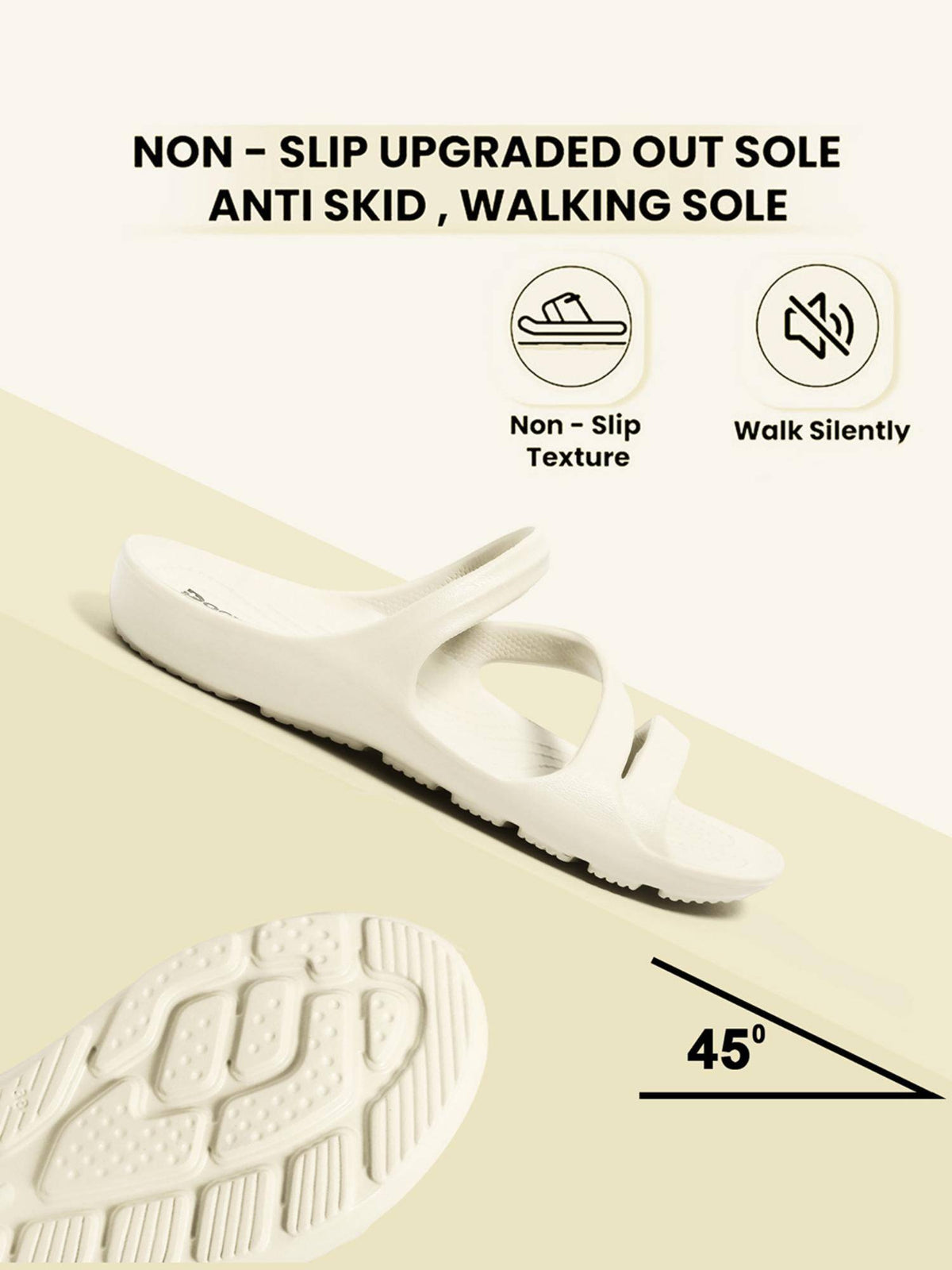 Women Cream Orthopedic Sandals | SD89 - view 7