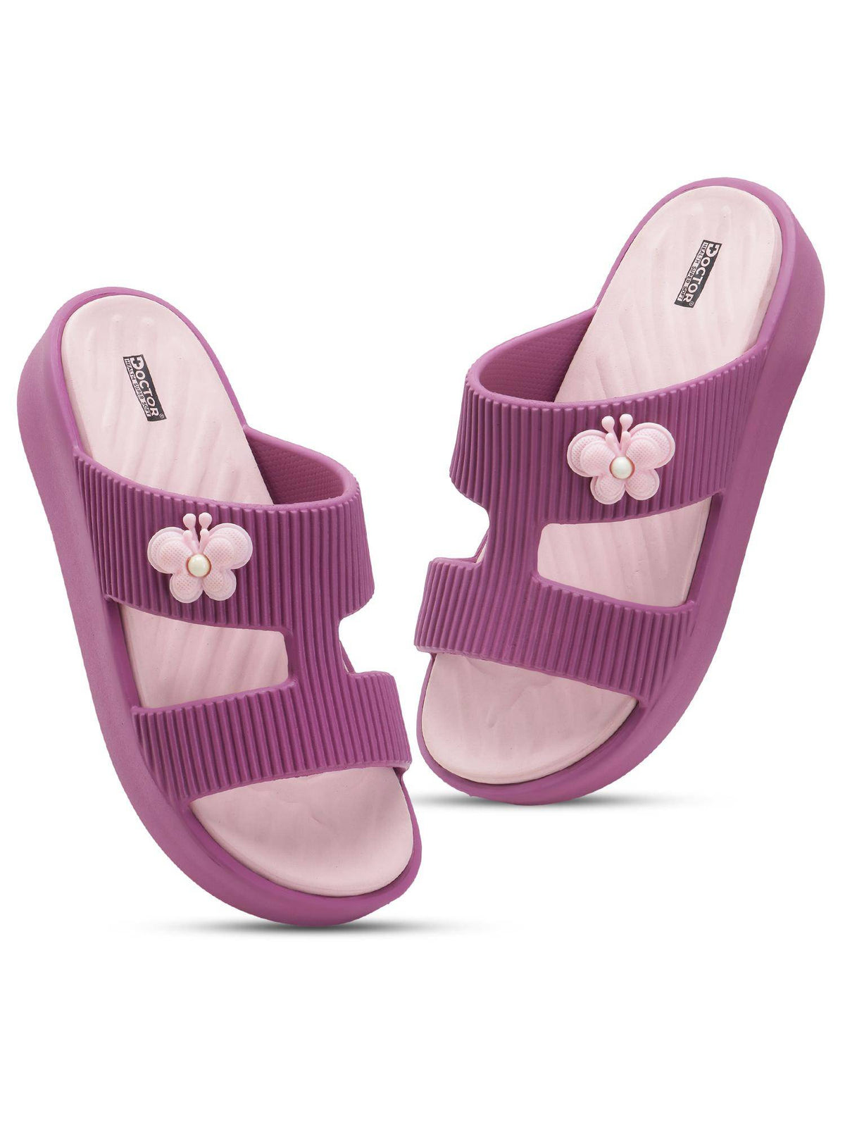 Women Purple Eva Platform Heels | H78 - view 3