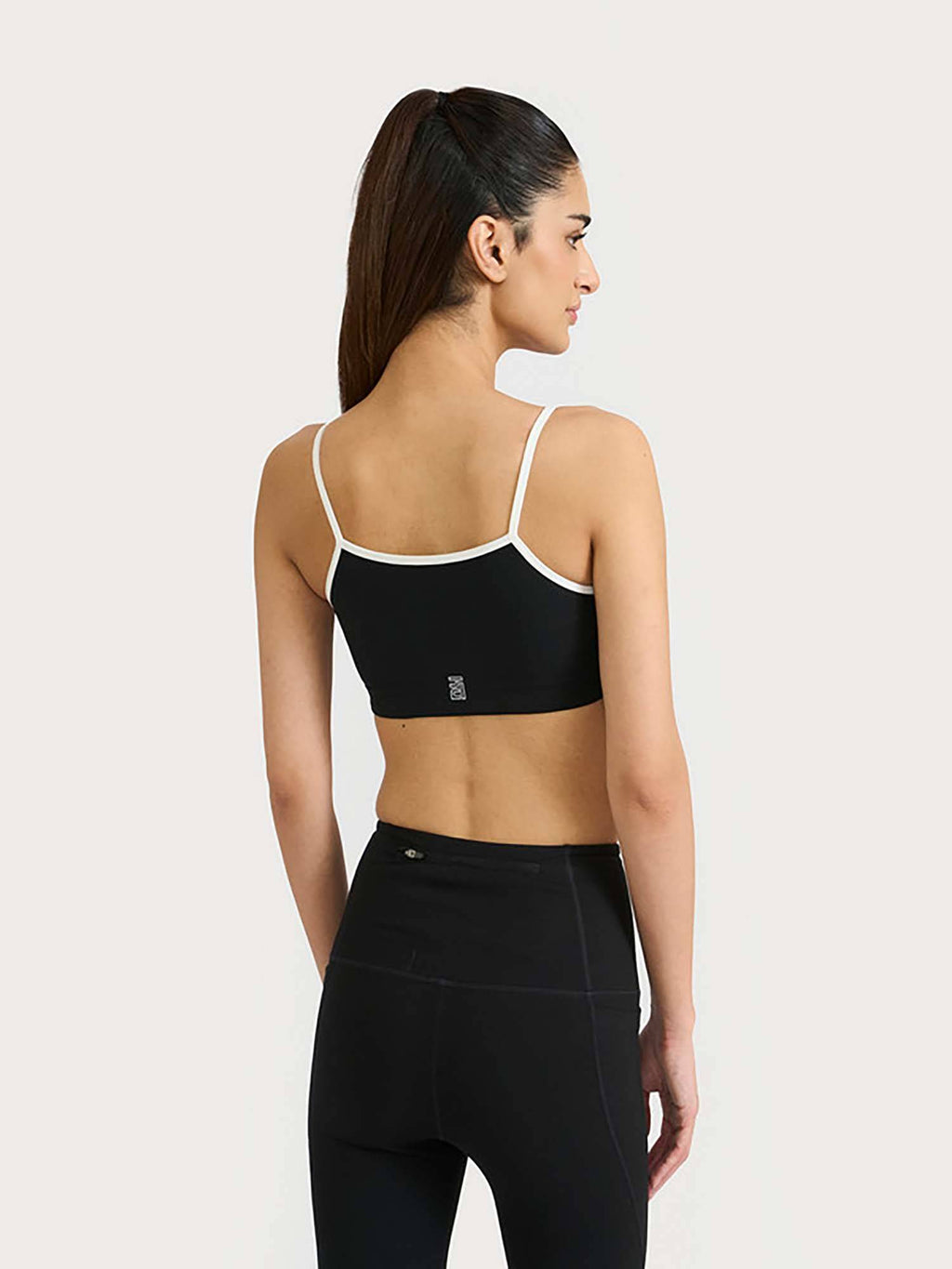 Black High Impact Inbuilt Padded Zen Nova Sports Bra | sb09 - view 3