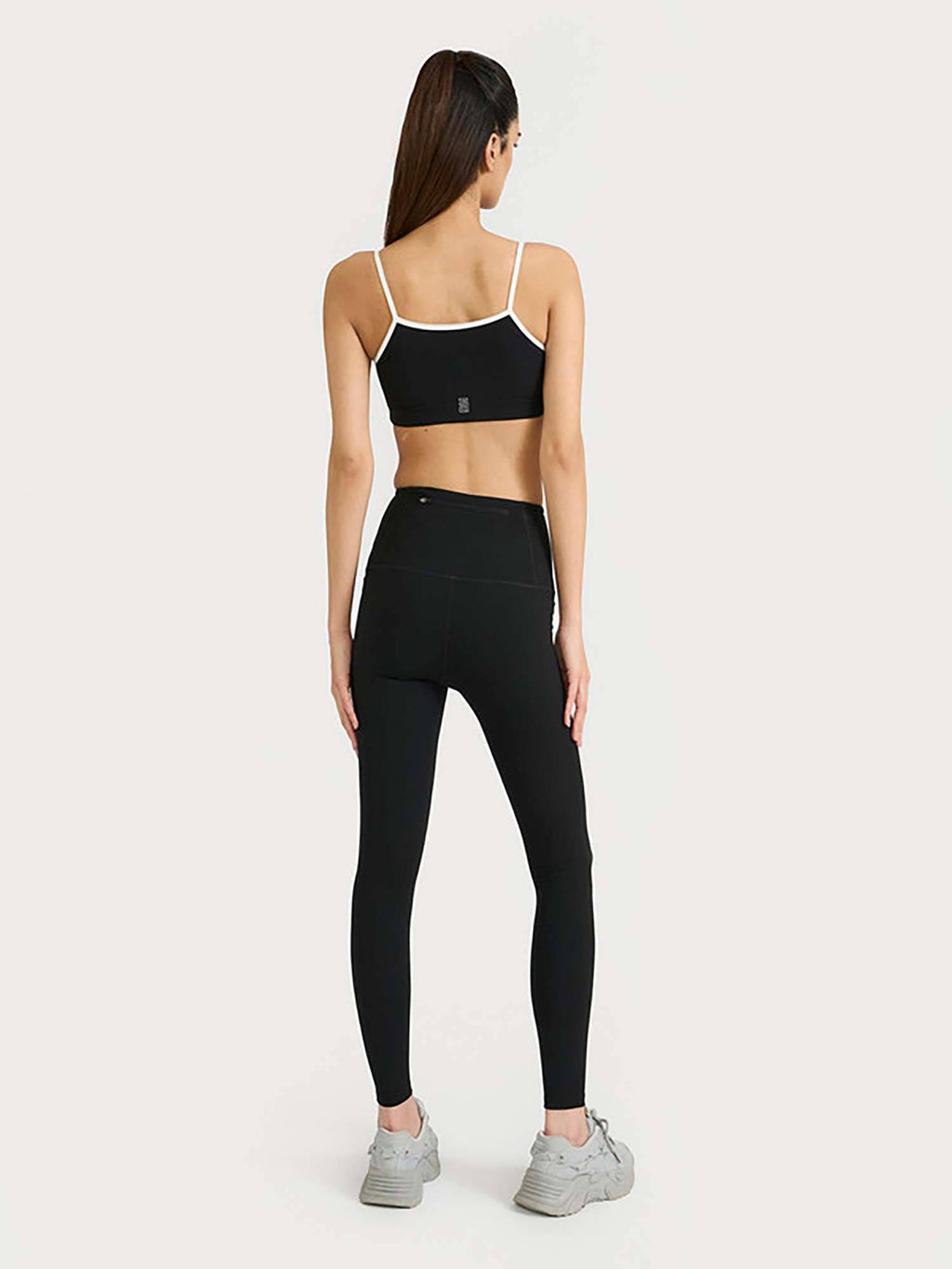 Black High Impact Inbuilt Padded Zen Nova Sports Bra | sb09 - view 6