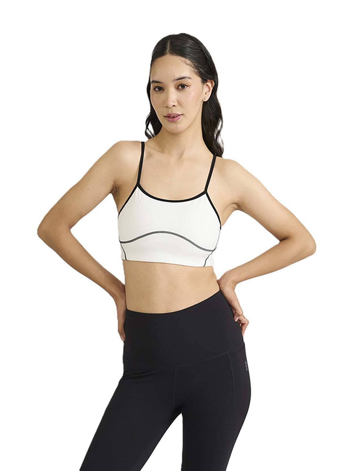 Black High Impact Inbuilt Padded Zen Nova Sports Bra | sb09 - view 7