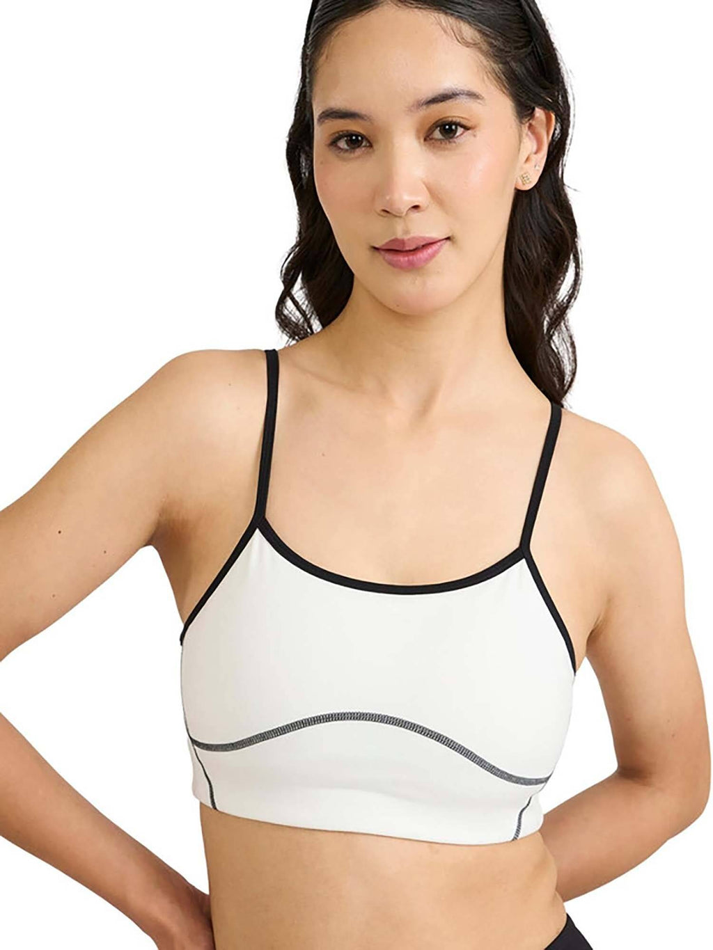 Black High Impact Inbuilt Padded Zen Nova Sports Bra | sb09 - view 10