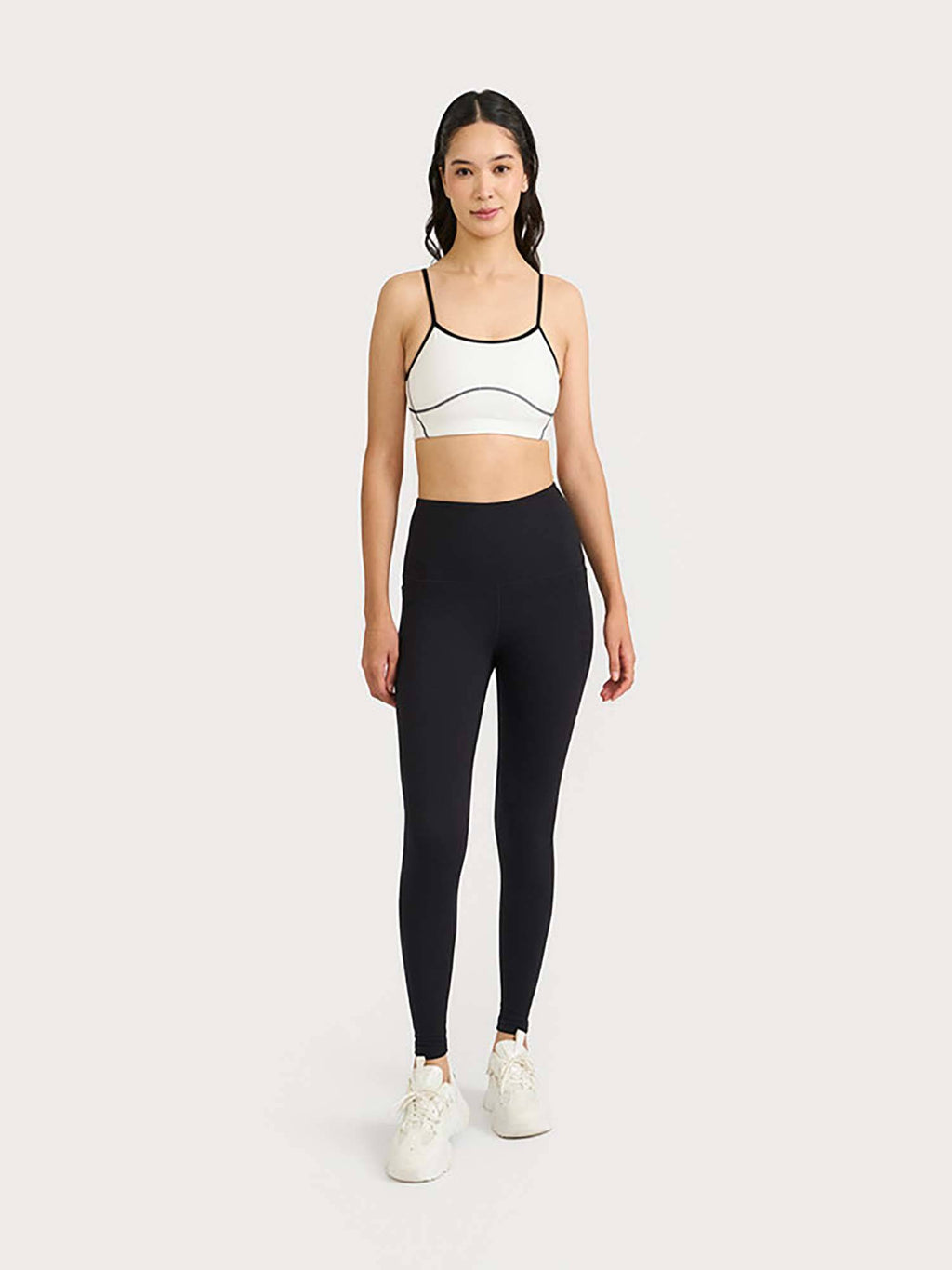 Black High Impact Inbuilt Padded Zen Nova Sports Bra | sb09 - view 11