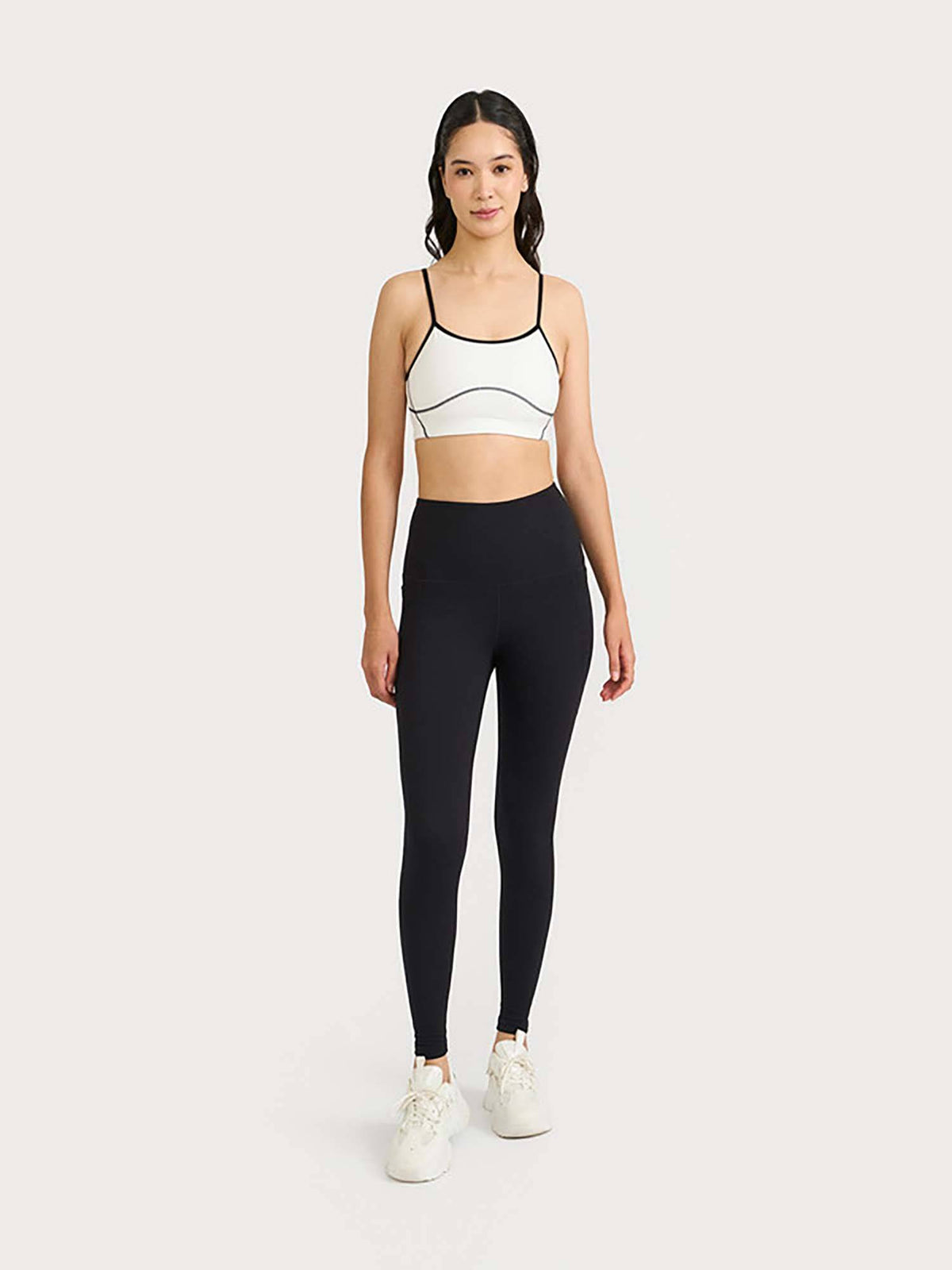 Black High Impact Inbuilt Padded Zen Nova Sports Bra | sb09 - view 11