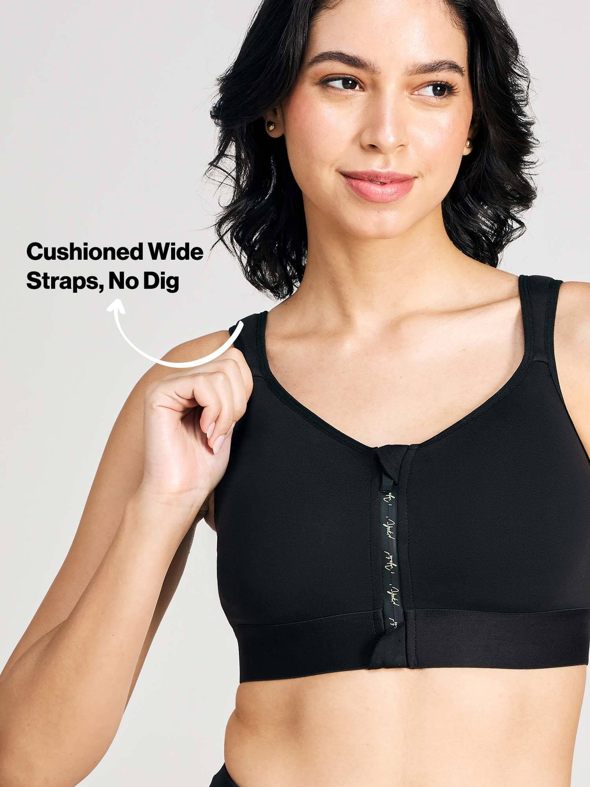Full Coverage Front Open High Impact Posture Correcting Sports Bra NYK907 Blue | sb09 - view 51