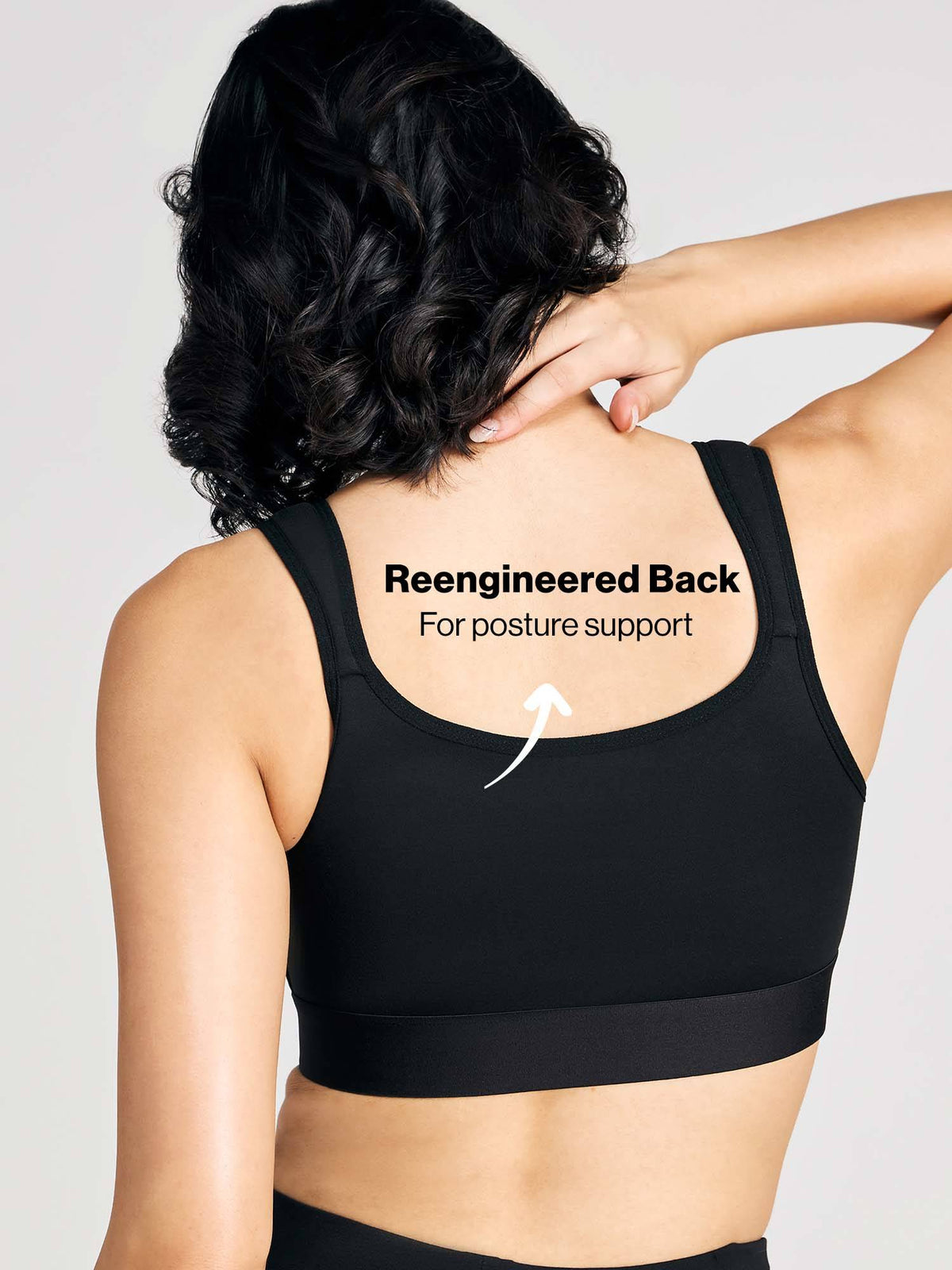 Full Coverage Front Open High Impact Posture Correcting Sports Bra NYK907 Fawn | sb09 - view 33