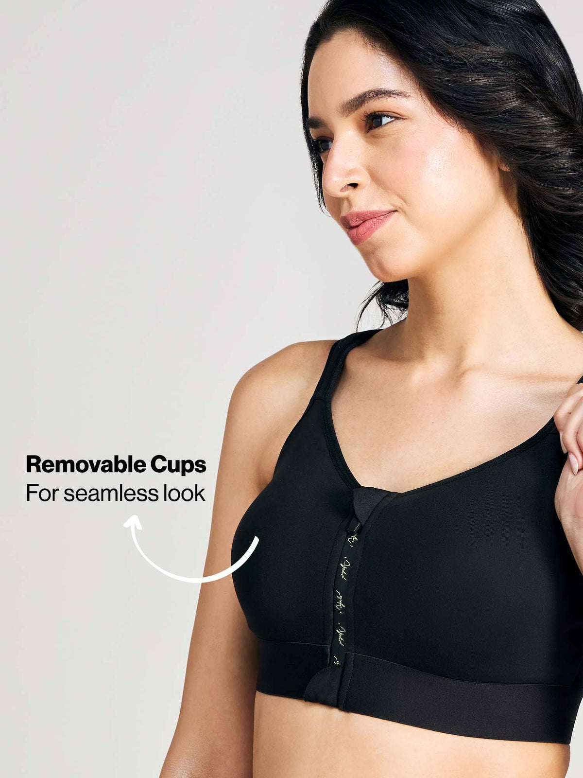 Full Coverage Front Open High Impact Posture Correcting Sports Bra NYK907 Blue | sb09 - view 53