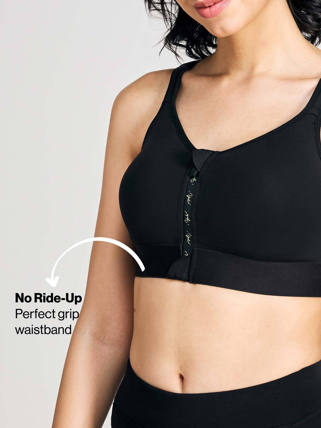 Full Coverage Front Open High Impact Posture Correcting Sports Bra NYK907 Fawn | sb09 - view 35