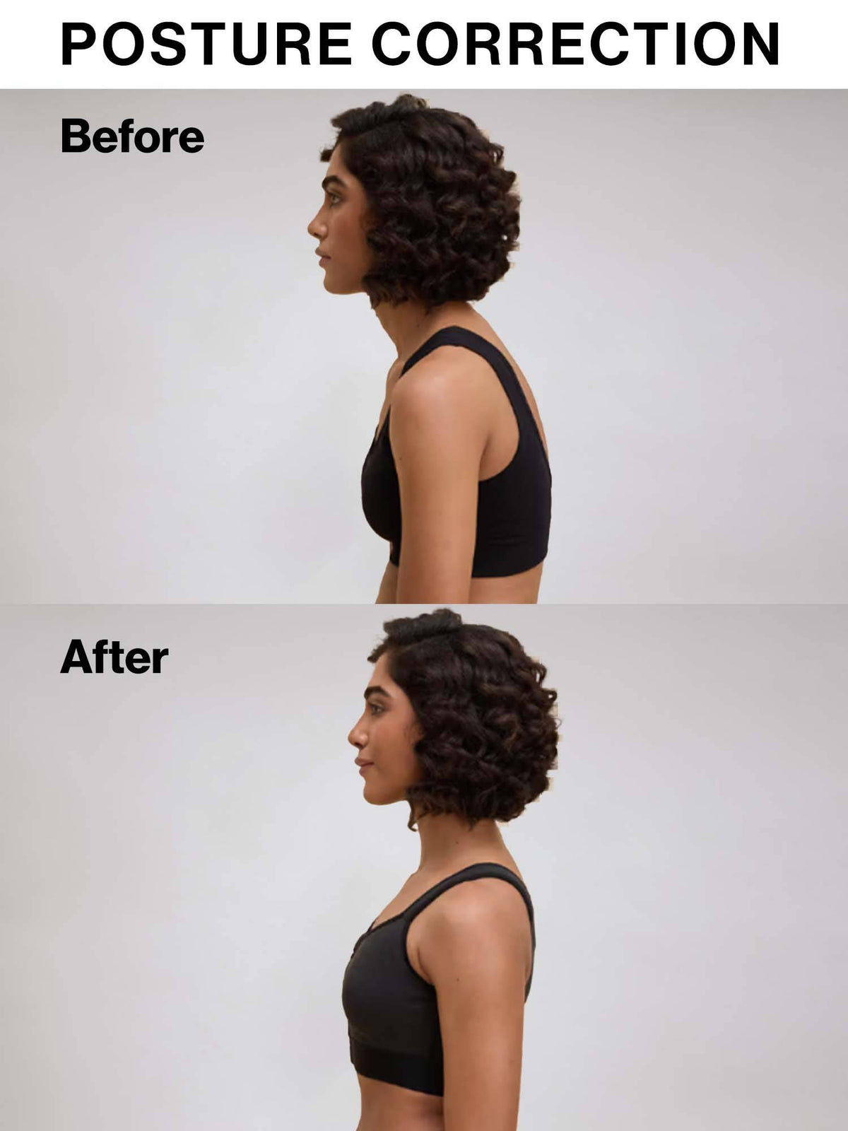 Full Coverage Front Open High Impact Posture Correcting Sports Bra NYK907 Fawn | sb09 - view 57