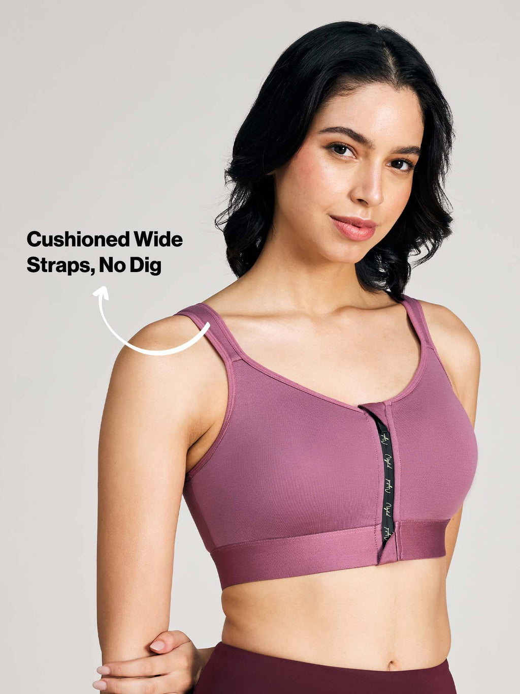 Full Coverage Front Open High Impact Posture Correcting Sports Bra NYK907 Blue | sb09 - view 41