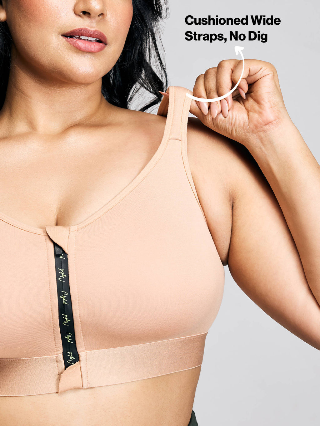 Full Coverage Front Open High Impact Posture Correcting Sports Bra NYK907 Blue | sb09 - view 31