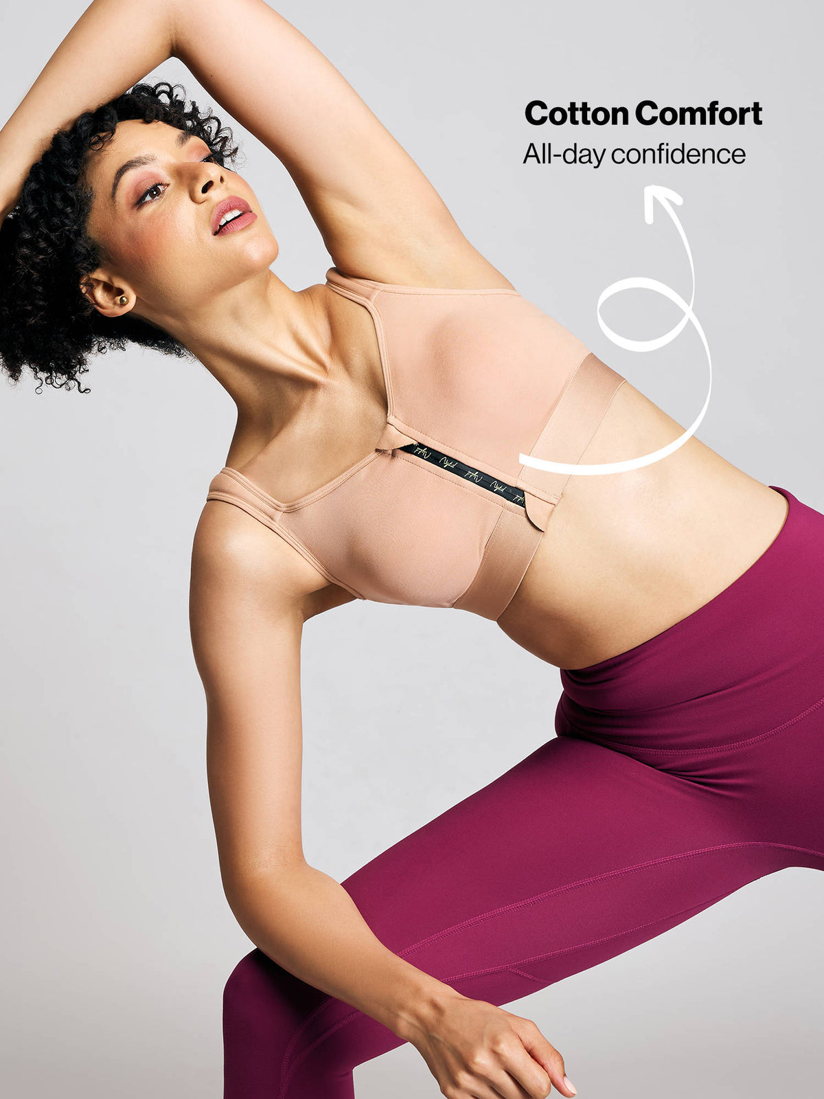 Full Coverage Front Open High Impact Posture Correcting Sports Bra NYK907 Blue | sb09 - view 35