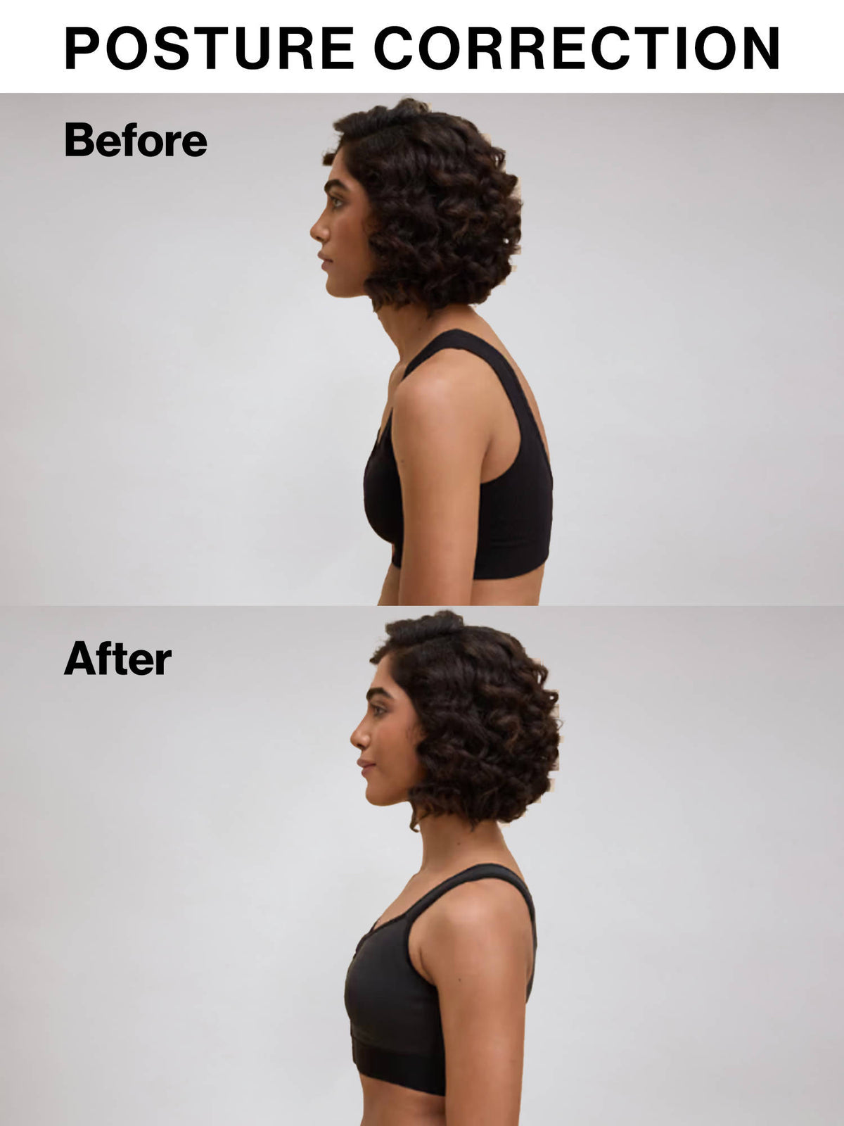 Full Coverage Front Open High Impact Posture Correcting Sports Bra NYK907 Fawn | sb09 - view 48