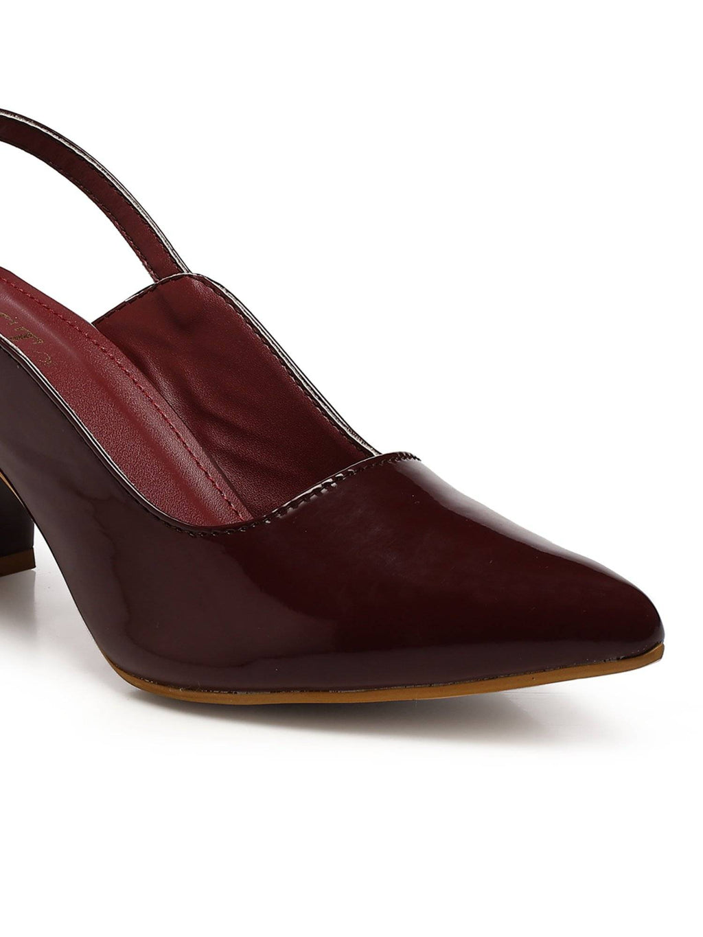 Classic Cherry Block Pump Heels | H78 - view 4