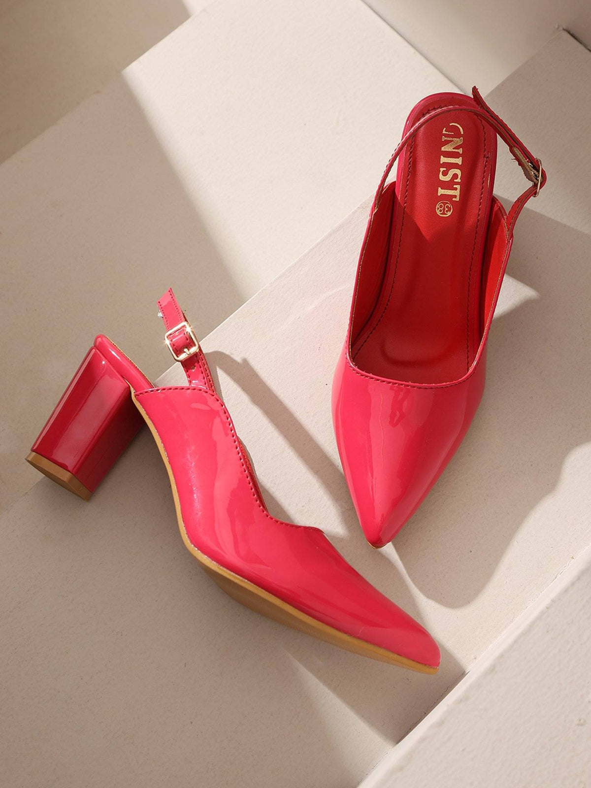 Classic Cherry Block Pump Heels | H78 - view 15