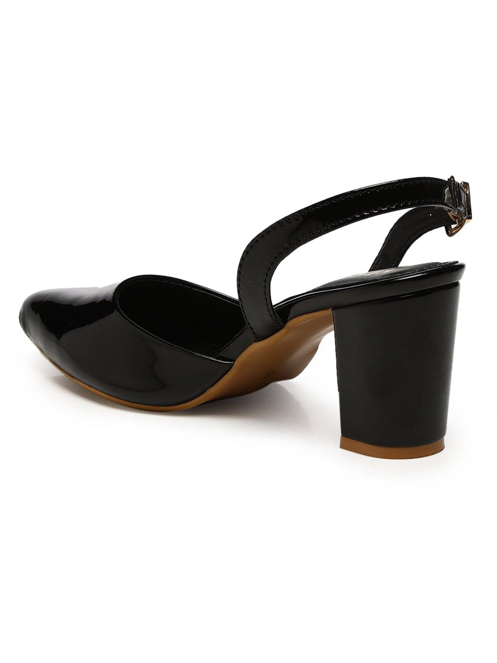 Classic Beige Block Pump Heels | H78 - view 27