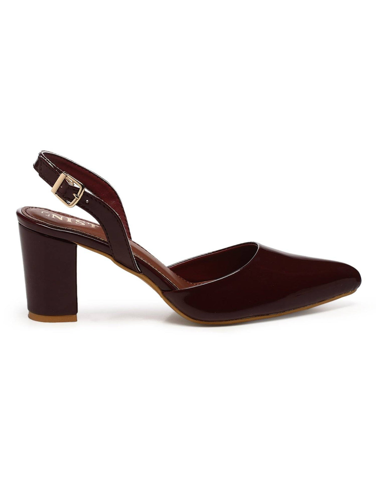 Classic Beige Block Pump Heels | H78 - view 12