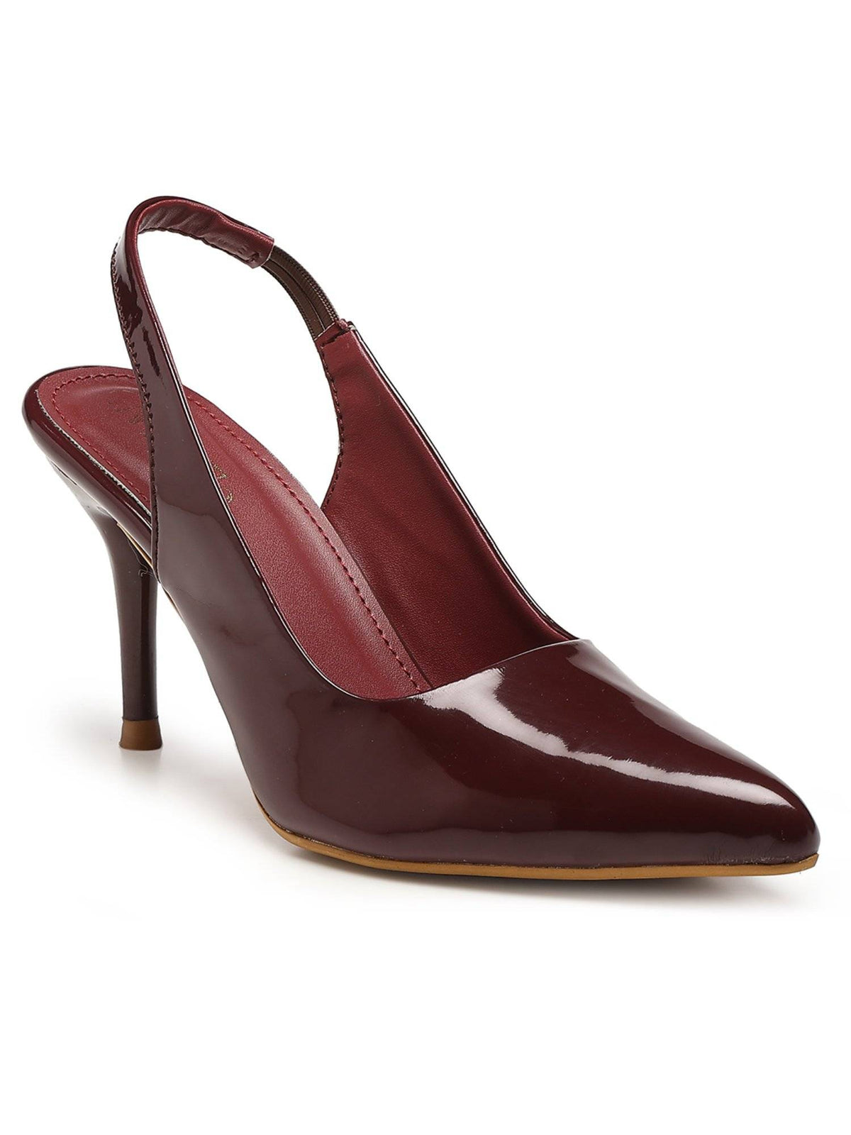 Pointed Cherry Stiletto Pump Heels | H78 - view 3