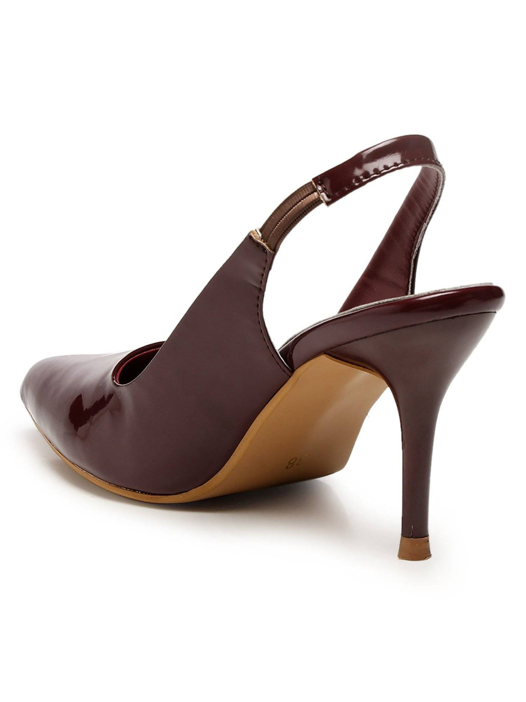 Pointed Cherry Stiletto Pump Heels | H78 - view 6