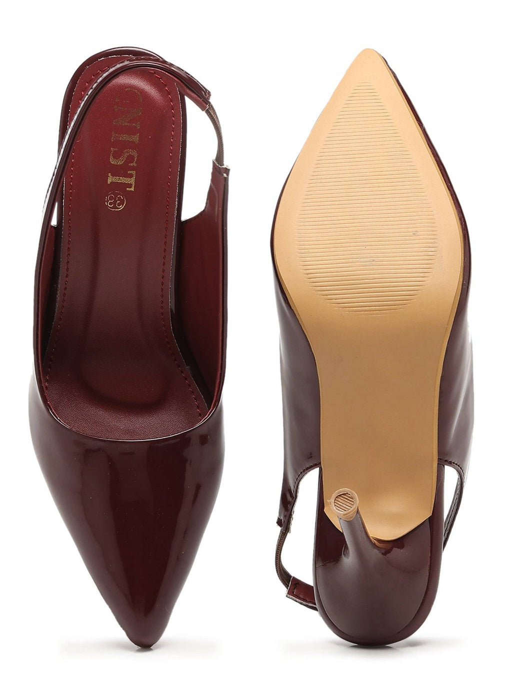 Pointed Cherry Stiletto Pump Heels | H78 - view 7