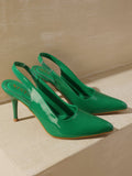Pointed Cherry Stiletto Pump Heels | H78 - view 14