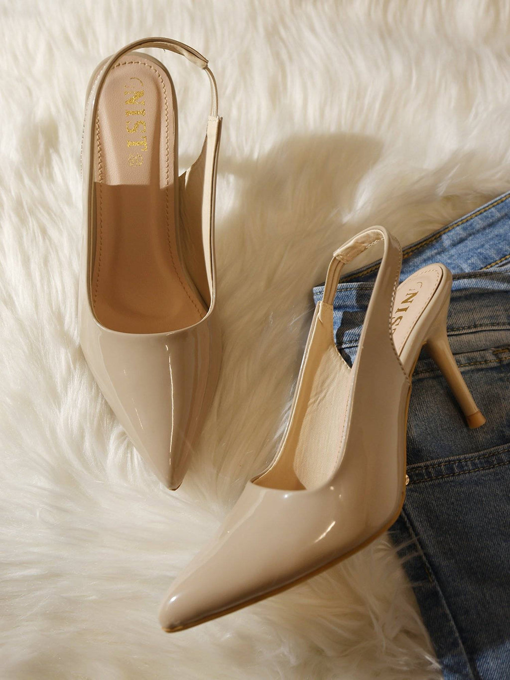 Pointed Cherry Stiletto Pump Heels | H78 - view 35