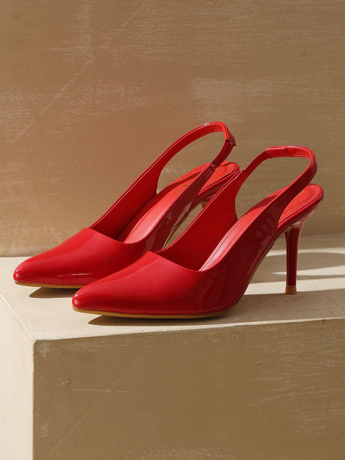 Pointed Cherry Stiletto Pump Heels | H78 - view 21
