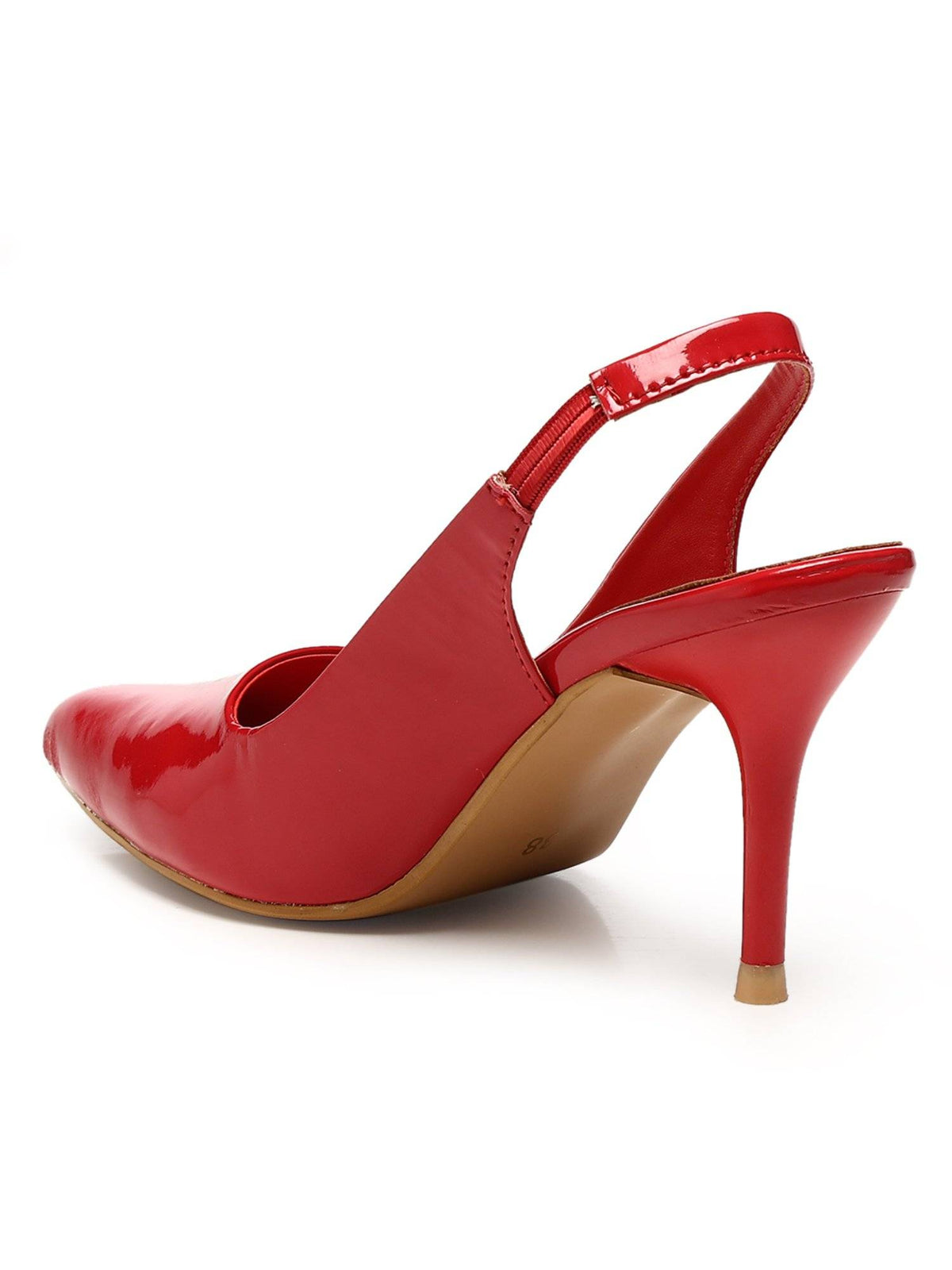 Pointed Cherry Stiletto Pump Heels | H78 - view 26