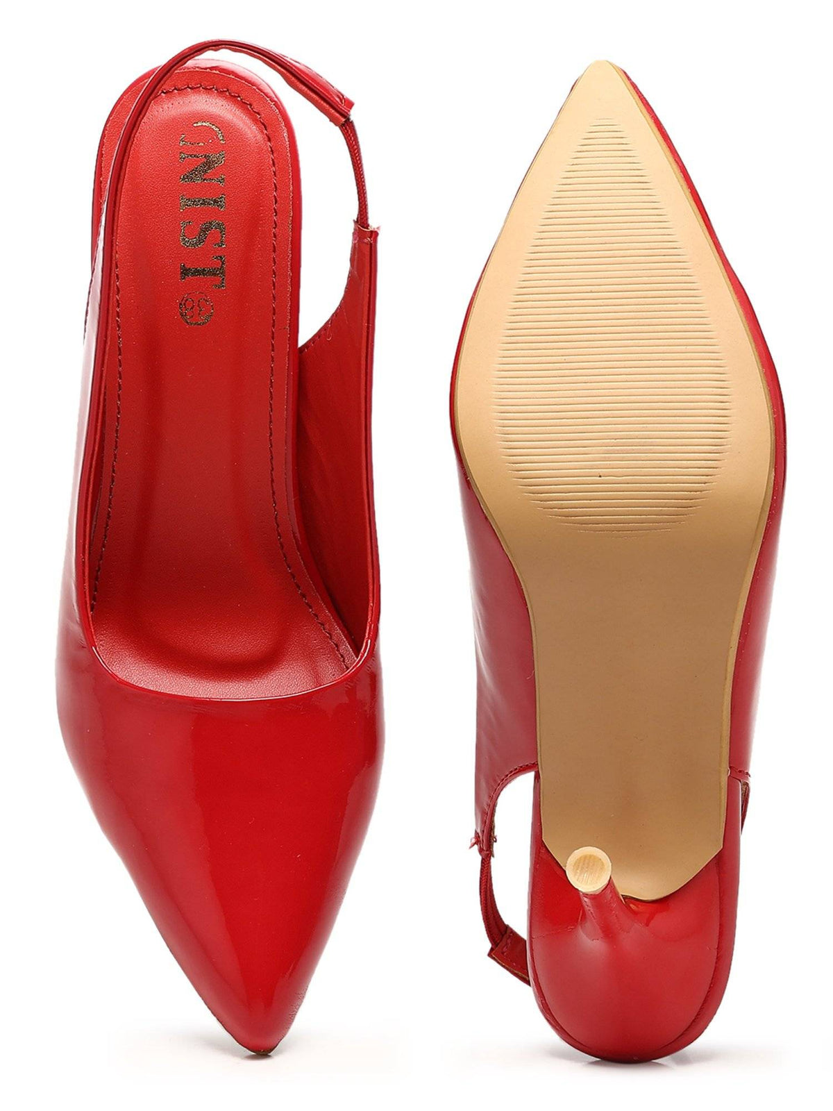 Pointed Cherry Stiletto Pump Heels | H78 - view 27