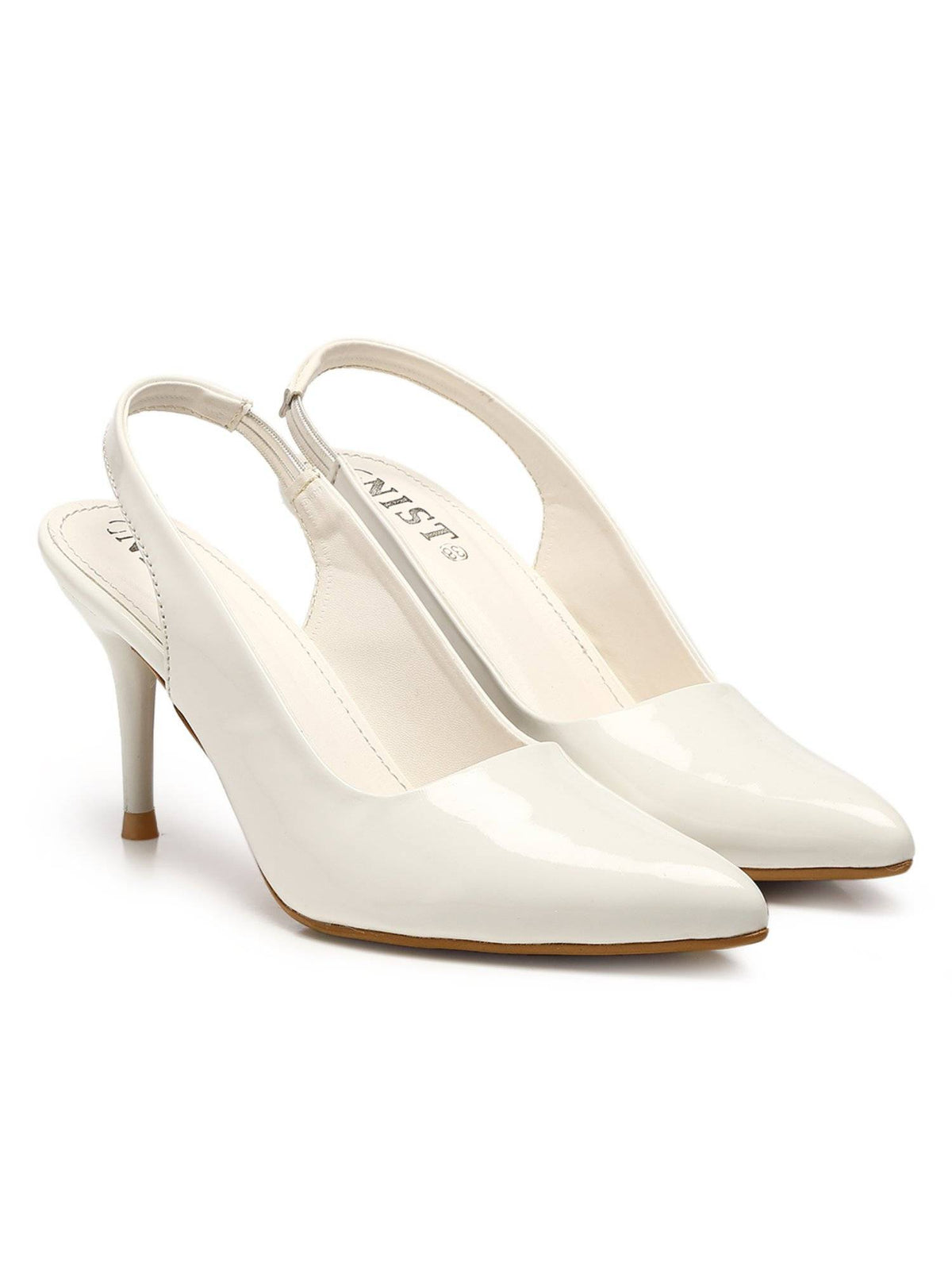Pointed Nude Stiletto Pump Heels | H78 - view 22