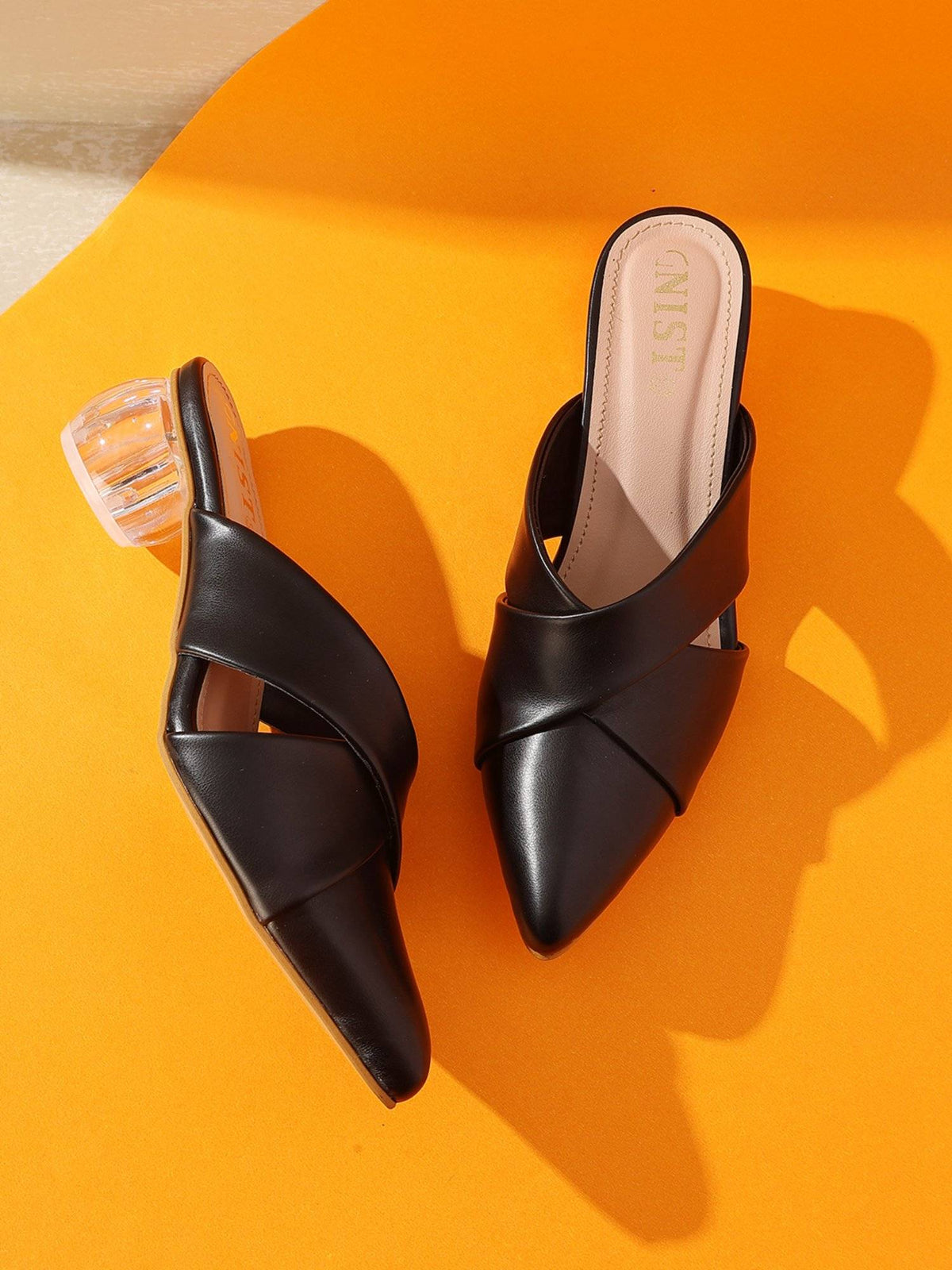 Comfort Green Pointed Toe Mule Heels | H78 - view 22
