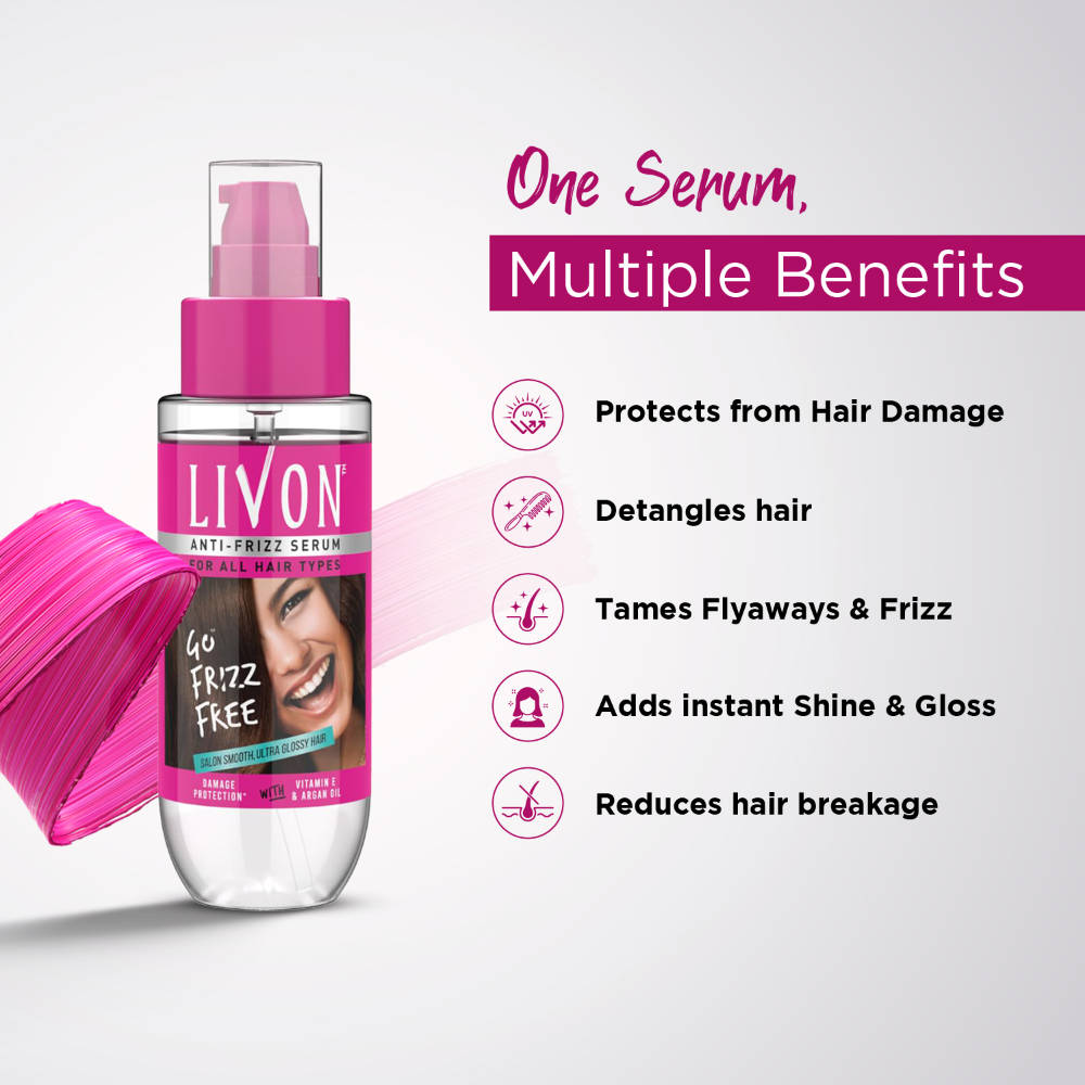 Hair Serum for Women & Men All Hair Types Smooth, Frizz free & Glossy Hair | H85 - view 5