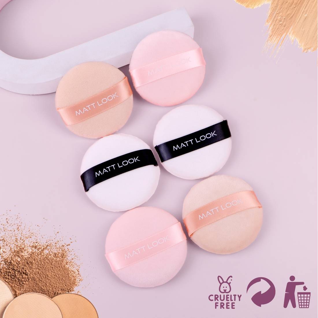 Round Pillows Powder Pink Puff - Pack Of 2 | C83 - view 4