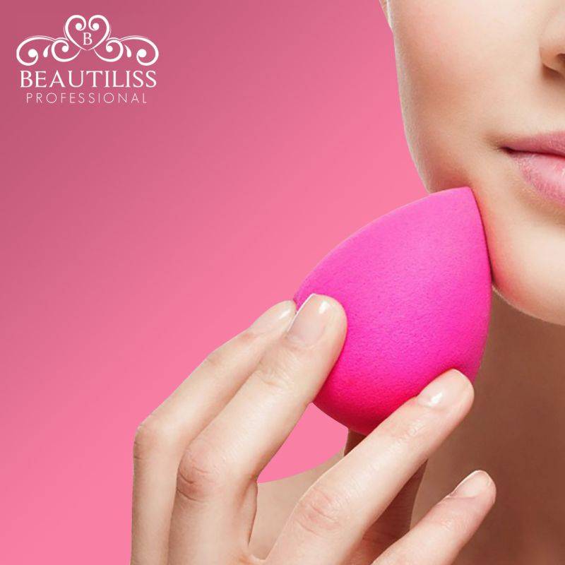 Beauty Blend Makeup Puff Sponge & Silicone Makeup Brush Cleaner Set (Color May Vary) | T32 - view 4