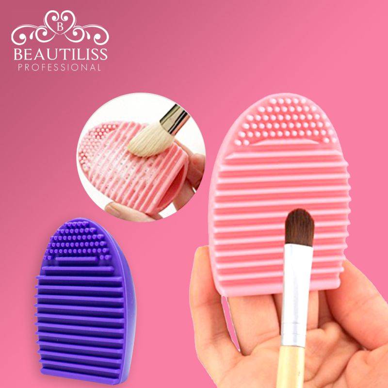 Beauty Blend Makeup Puff Sponge & Silicone Makeup Brush Cleaner Set (Color May Vary) | T32 - view 5
