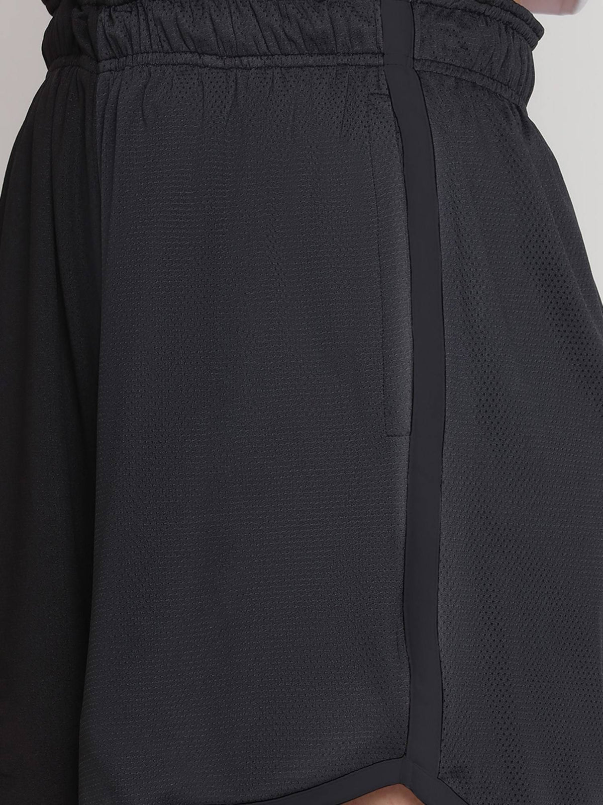 Black Flow Fit High Rise Shorts - view 3