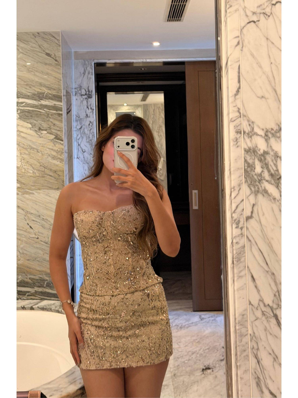 Berlin Cream Embellished Corset Top | CT61 - view 2