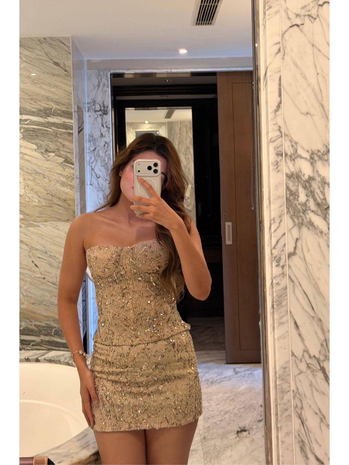 Berlin Cream Embellished Corset Top | CT61 - view 2
